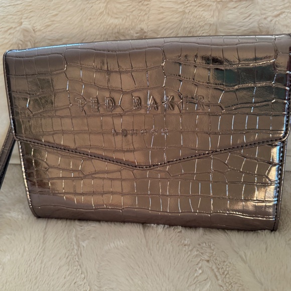 Ted Baker CROCEY Croc Envelope Pouch - Picture 4 of 4